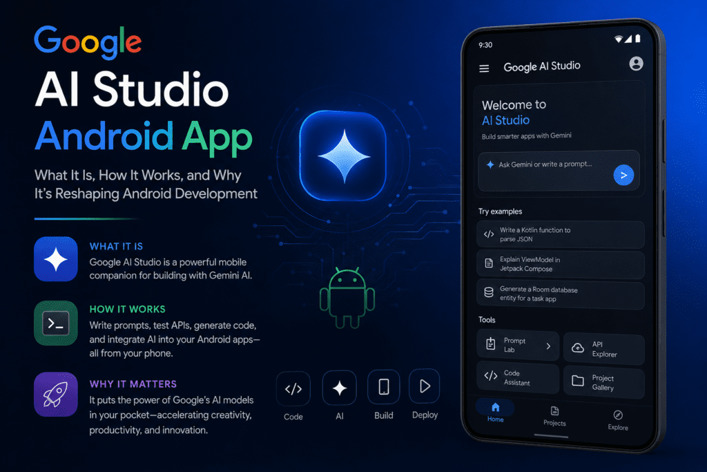 Google AI Studio Android App