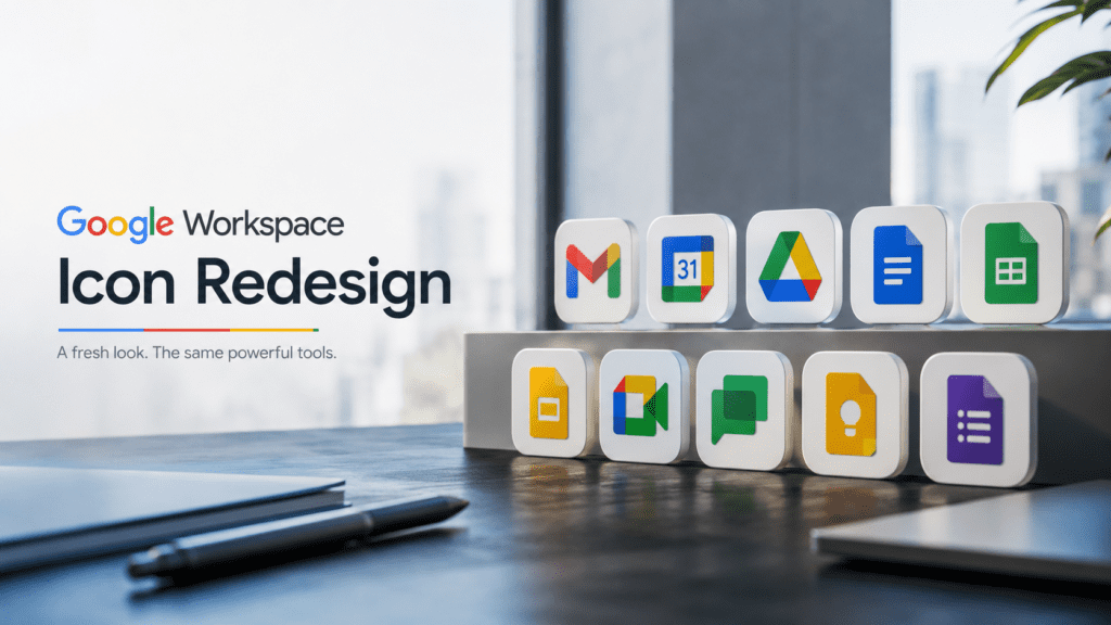 Google Workspace icon redesign